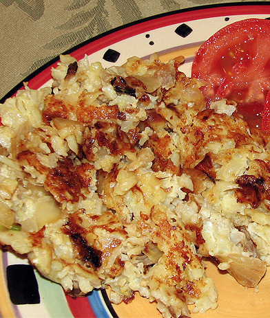 Cauliflower Hash Browns