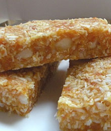 Coconut Almond Apricot Bars