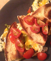 Jalapeno Popper Quesadillas