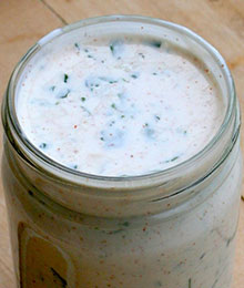 Dr. Beth's Salad Dressing: Buttermilk