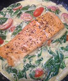 Dr. Beth's Tuscan Salmon