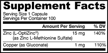 Zinc Balance Facts